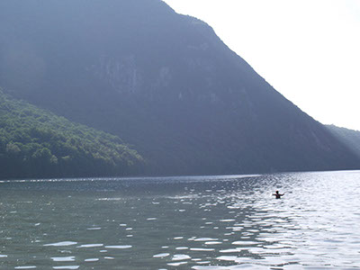 The South Beach at Lake Willoughby in Westmore, VT