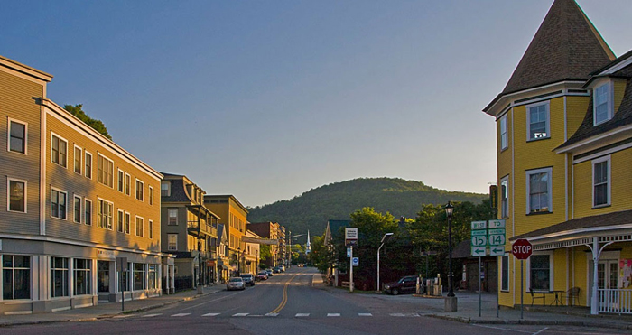 The town of Hardwick in Vermont's NEK